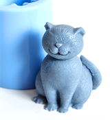 Кот3 3D силиконовая форма 152302