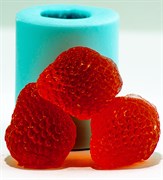 Клубничка 3D силиконовая форма 152380