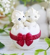 Дракончики в яйце 3D силиконовая форма 152434